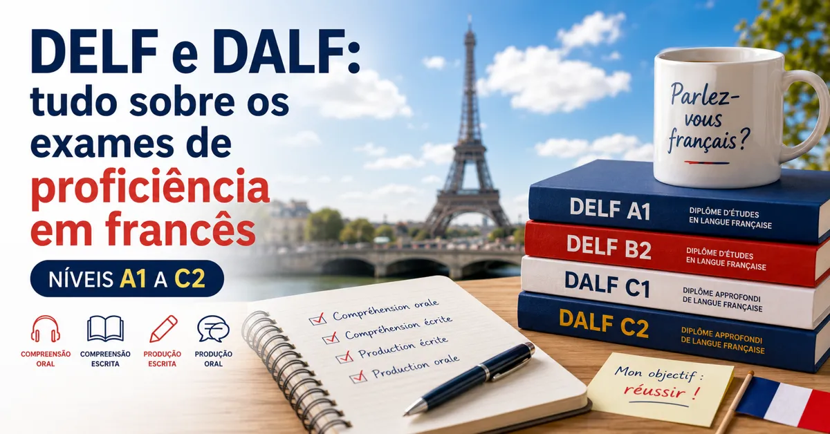 DELF e DALF: tudo sobre os exames de proficiência em francês