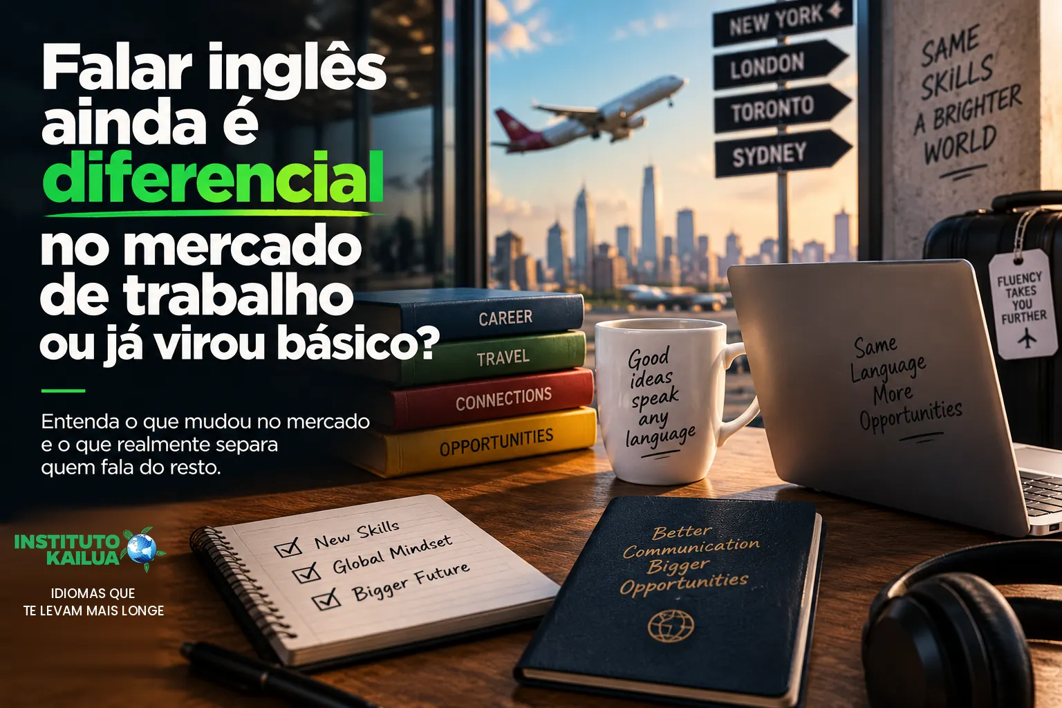 Falar inglês ainda é diferencial no mercado de trabalho ou já virou básico?