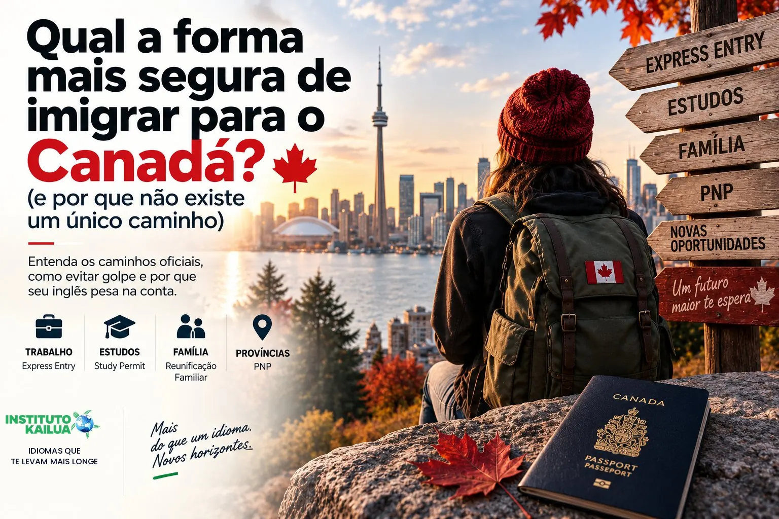 Qual a forma mais segura de imigrar para o Canadá? (e por que não existe um único caminho)