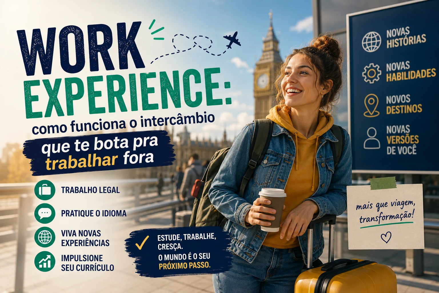 Work Experience: como funciona o intercâmbio que te bota pra trabalhar fora