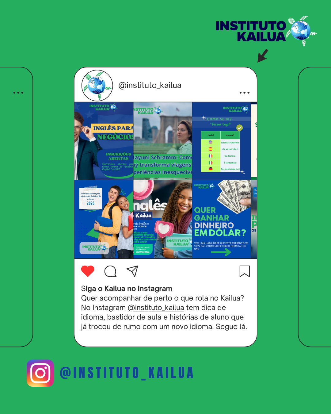 Siga o Instituto Kailua no Instagram: @instituto_kailua