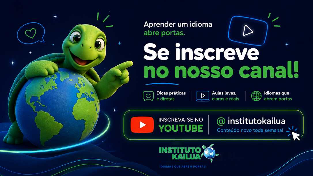 Inscreva-se no canal do Instituto Kailua no YouTube: @institutokailua